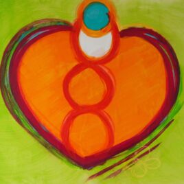 60 x 80 cm
Acryl auf Papier gerahmt - verkauft Heiliges Herz