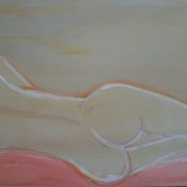 75 X 180 CM
Pigmente auf unbehandeltem Leinen - Preis auf Anfrage Engelfrau