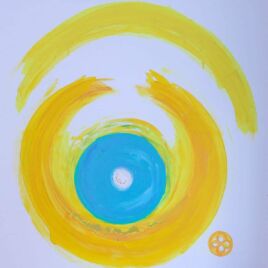 100 x 100 cm
Acryl auf Leinwand - verkauft Geborgen Sein