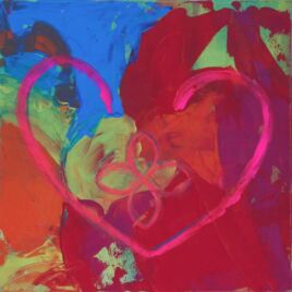 60 x 60 cm
Acryl auf Leinwand - 550 € Seelenglück