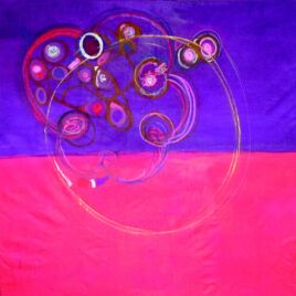 120 X 120 cm
Pigmente, Kreide auf unbehandeltem Leinen - Preis auf Anfrage Frieden und Aufbruch