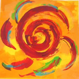 60 x 60 cm
Acryl auf Leinwand - 550 € Fülle