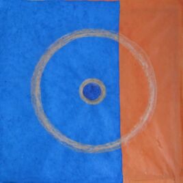 76 x 76 cm Kreide auf geschöpftem Papier - verkauft