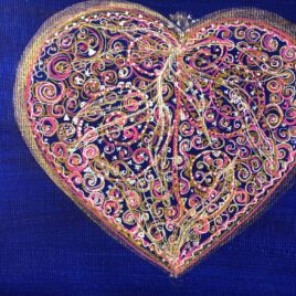 25 x 25 cm, Acryl und Aquarell