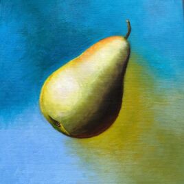 30 x 30 cm, Öl auf Leinwand Die Birne